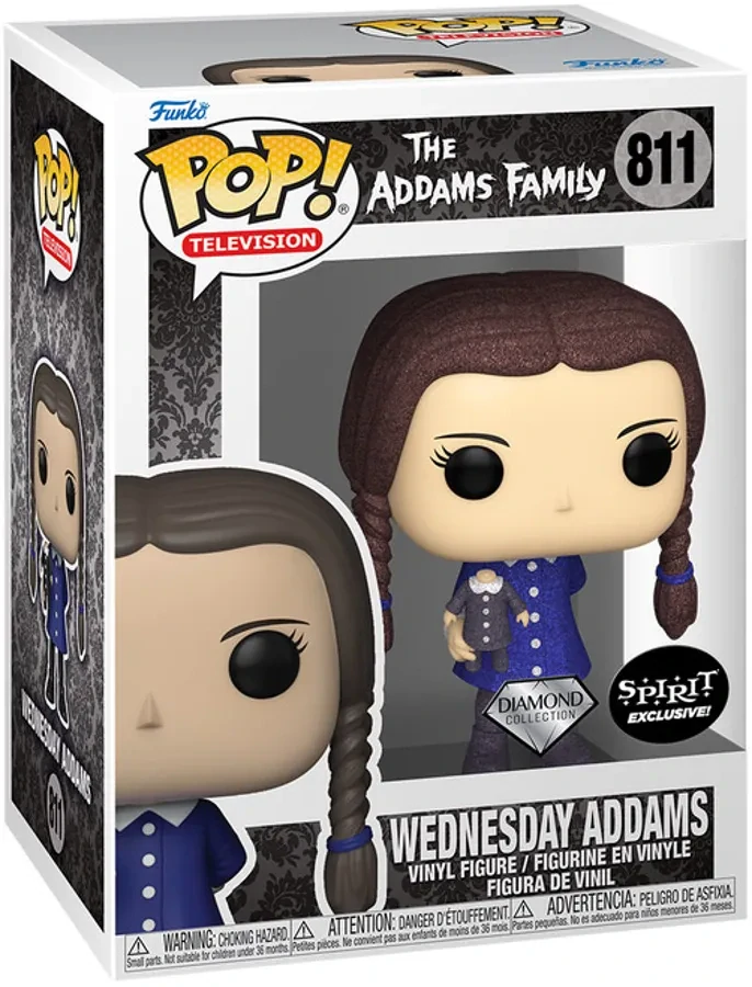 Funko POP! #811 Addams Family Wednesday Spirit Exclusive (Diamond Glitter)