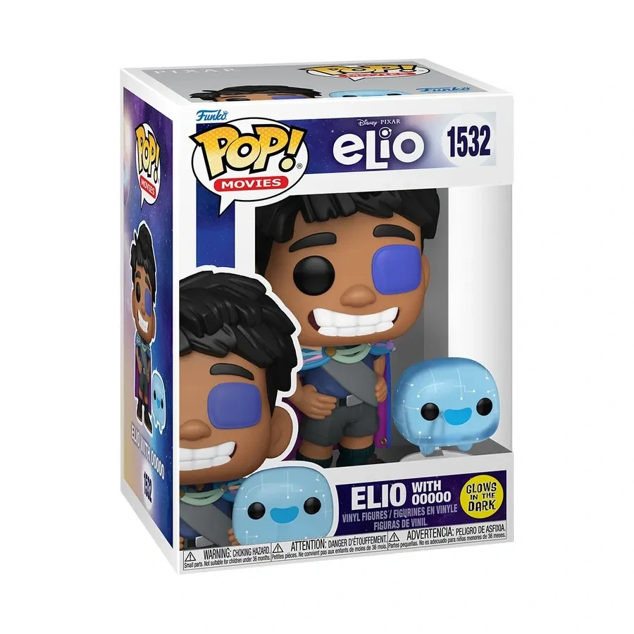 Funko POP! #1532 Disney Pop & Buddy: Elio with 00000 (Glow in the Dark)