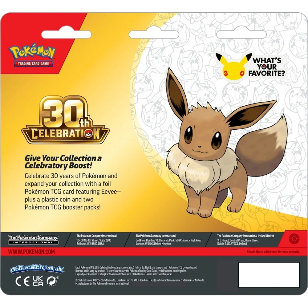 Pokémon TCG: 30th Celebration 2-Pack Blister