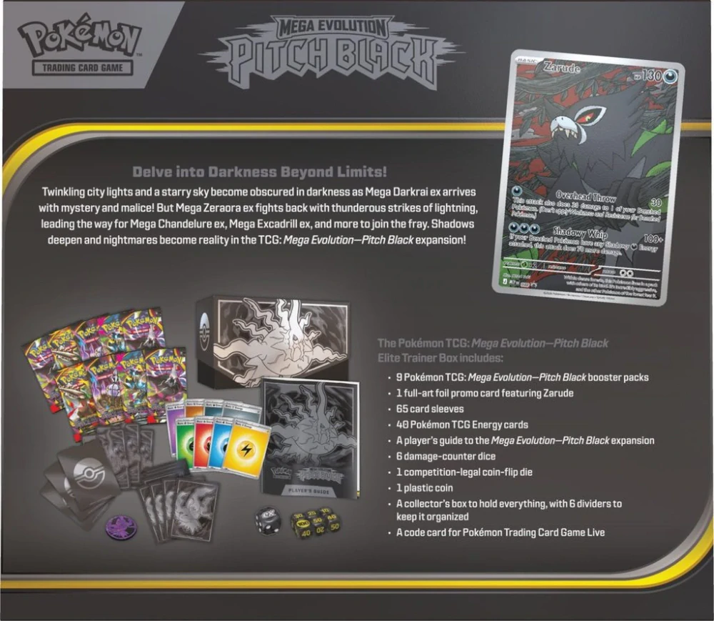 Pokémon TCG: Pitch Black - Elite Trainer Box