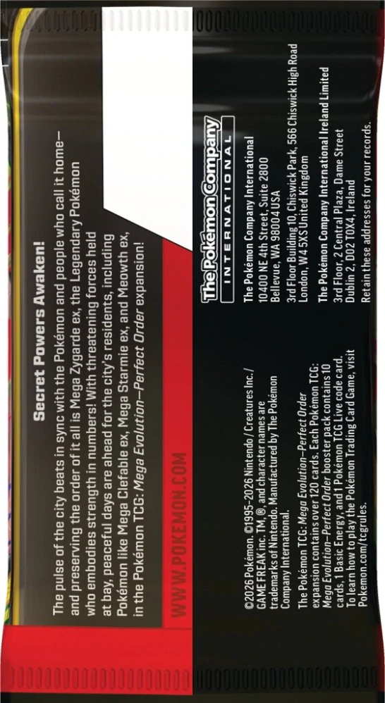 Pokémon TCG: Perfect Order Booster Pack 