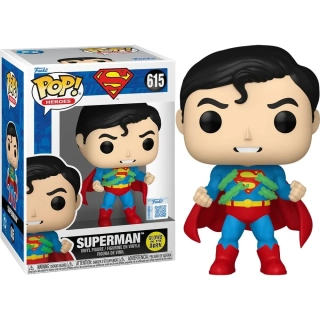 Funko POP! #615 Heroes: DC Comics - Superman (Metropolis Suit) (GITD) (Exclusive)